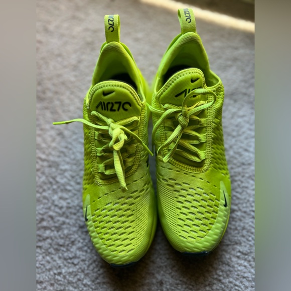 Women’s Lime Green 270 Running Tennis Shoes Size 8 - Picture 3 of 4